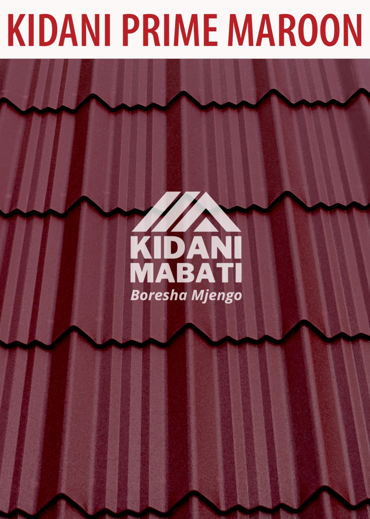 Kidani Mabati Prime Maroon Matte Finish